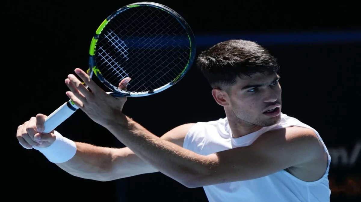 Carlos Alcaraz at Australian Open