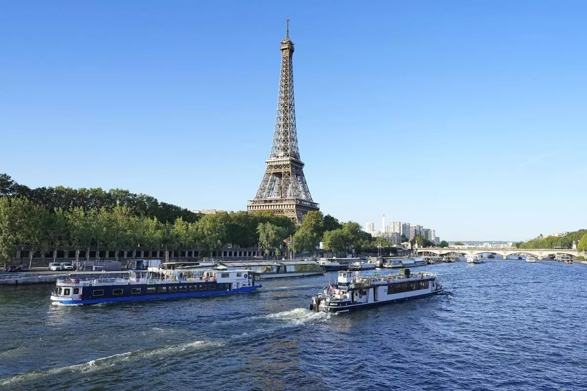 A boat and barge cruise on the Seine River - July 2023