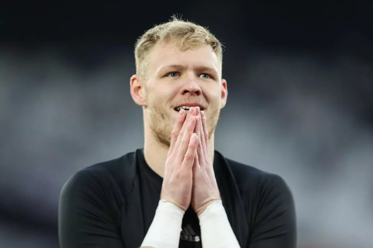 Aaron Ramsdale joked about Rob Holding's hairline after his West Ham goal