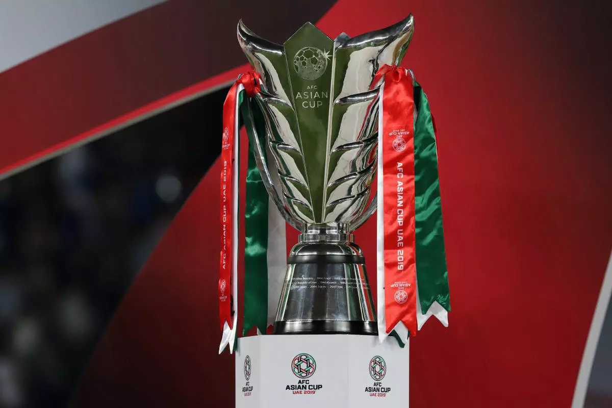 The AFC Asian Cup trophy