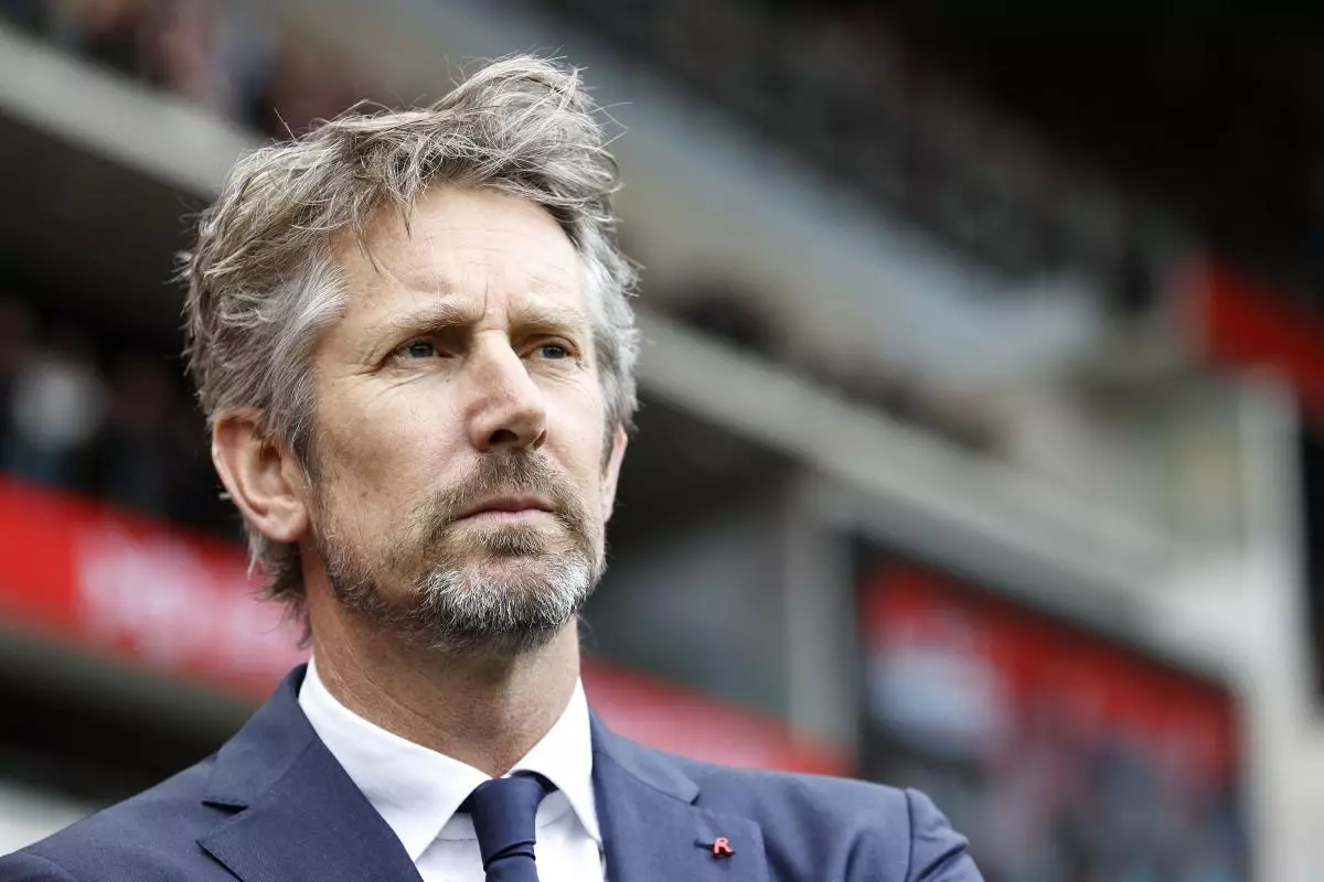 Ajax general director Edwin van der Sar during the Dutch premier league match between PSV Eindhoven and Ajax Amsterdam - April 2023