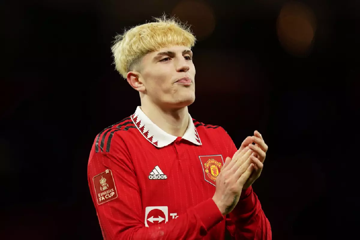 Alejandro Garnacho April 2023