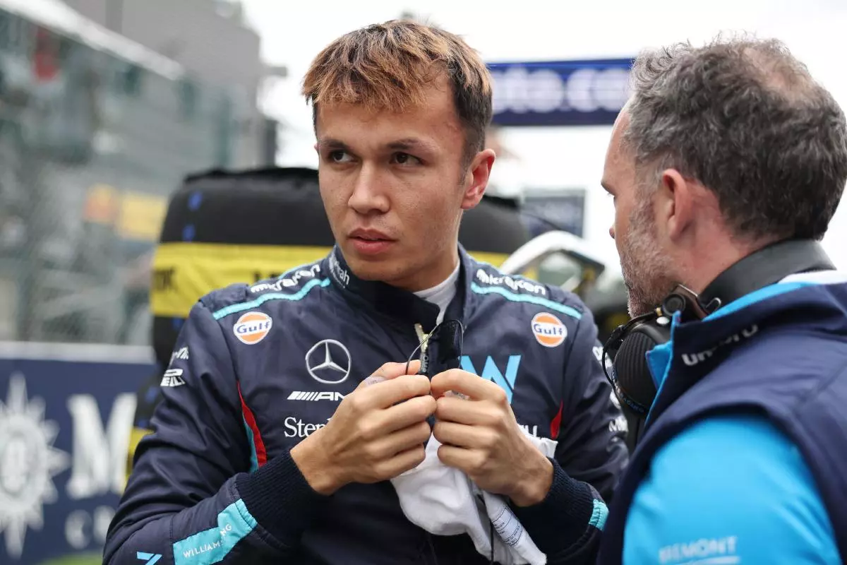 Alex Albon of Williams 30 Jul 2023