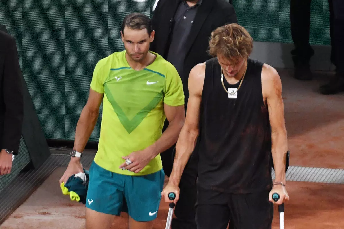 Alexander Zverev injured