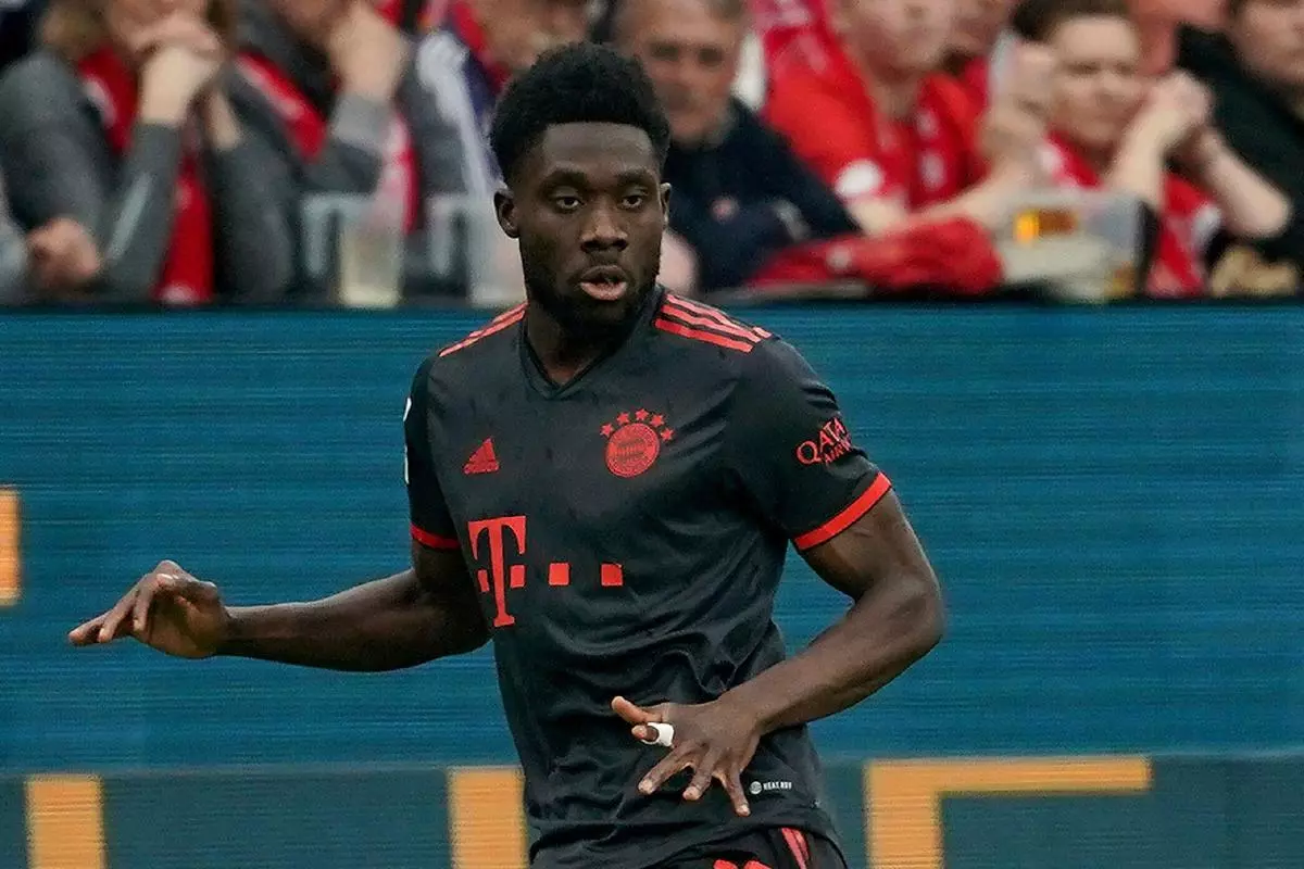 Alphonso Davies of Bayern Munich 22 Apr 2023