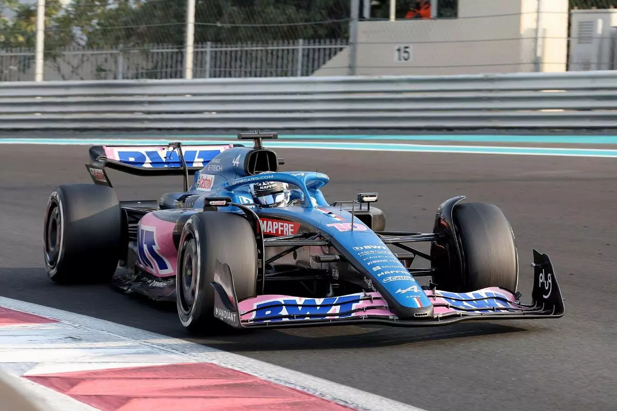 Alpine Racing driver Pierre Gasly