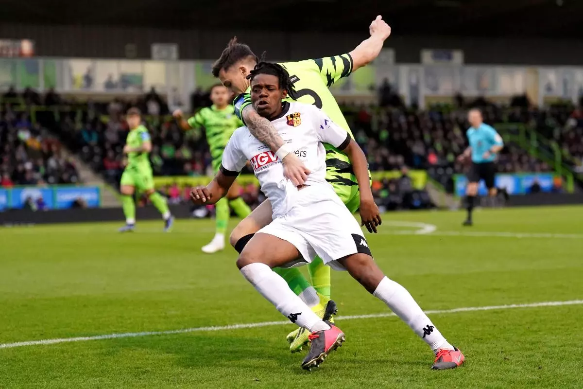 Alvechurch player Tyrell Skeen-Hamilton