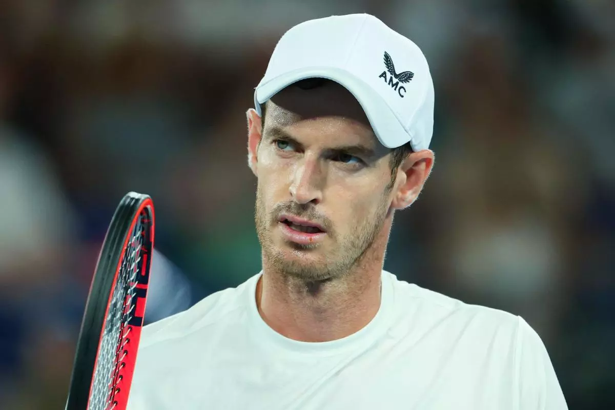 Andy Murray at the 2023 Australian Open