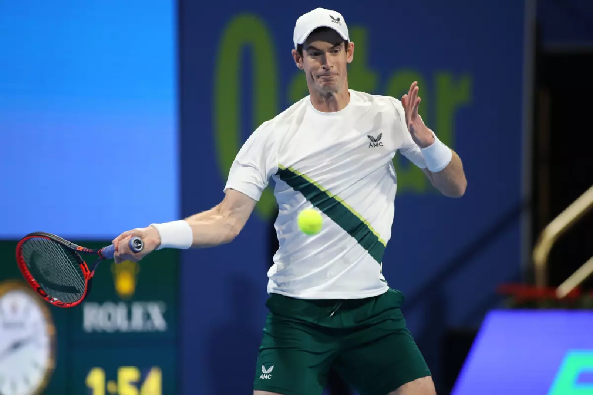 Andy Murray in Doha 2023