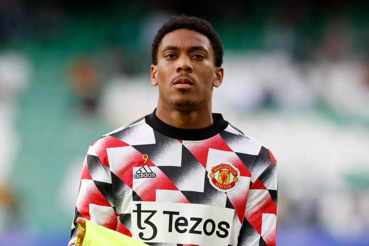 Anthony Martial of Manchester United 10 Dec 2023