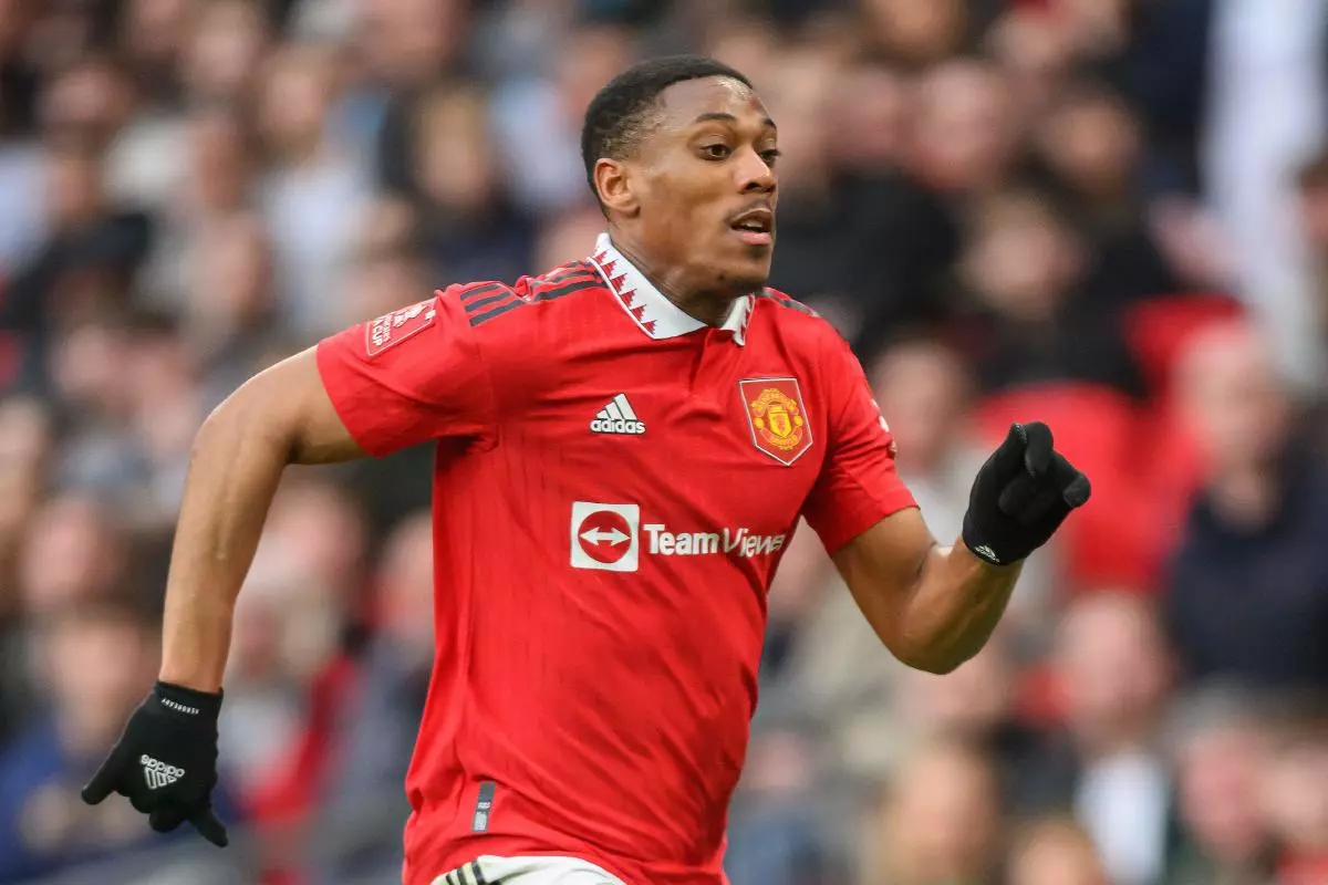 Anthony Martial of Manchester United 23 Apr 2023