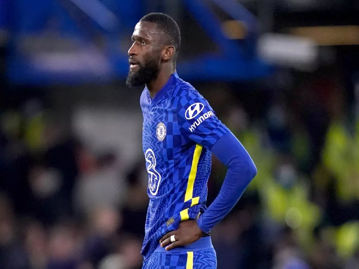 Antonio Rudiger Chelsea disconsolate Dec21