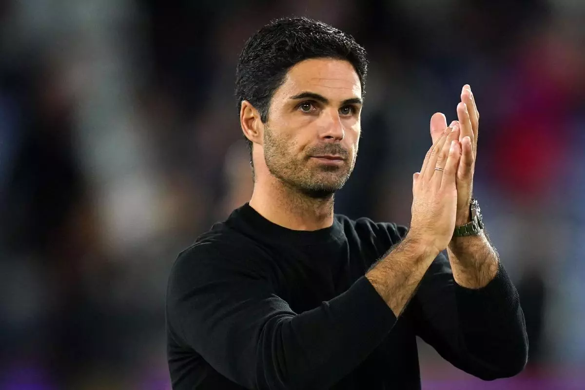 Arsenal manager Mikel Arteta