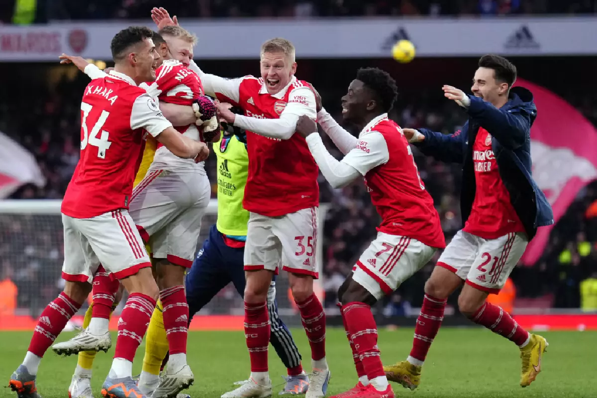 Arsenal celebrations