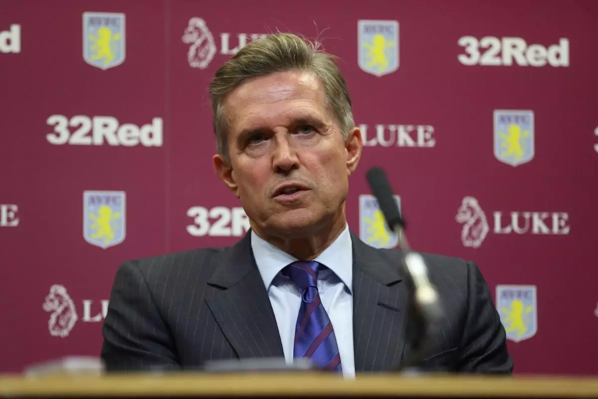 Aston Villa have announced that Christian Purslow is to step down from his role as chief executive - June 2023