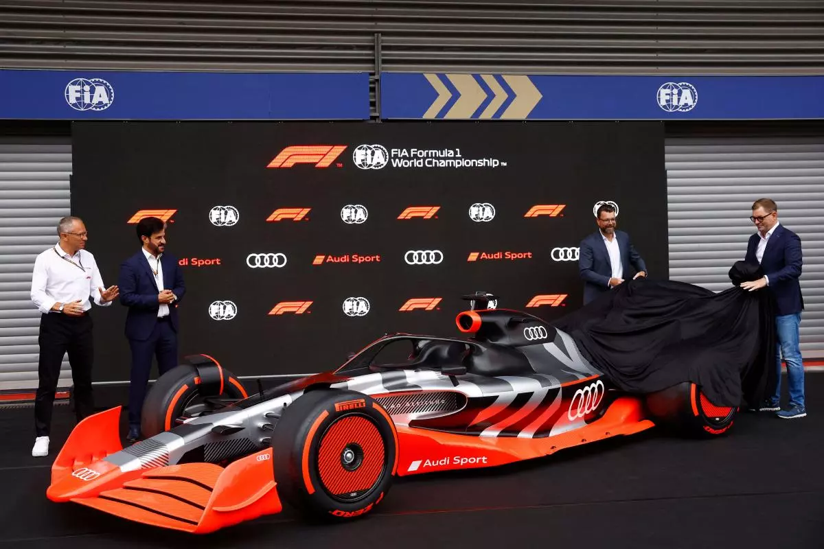 Audi F1 announcement Spa