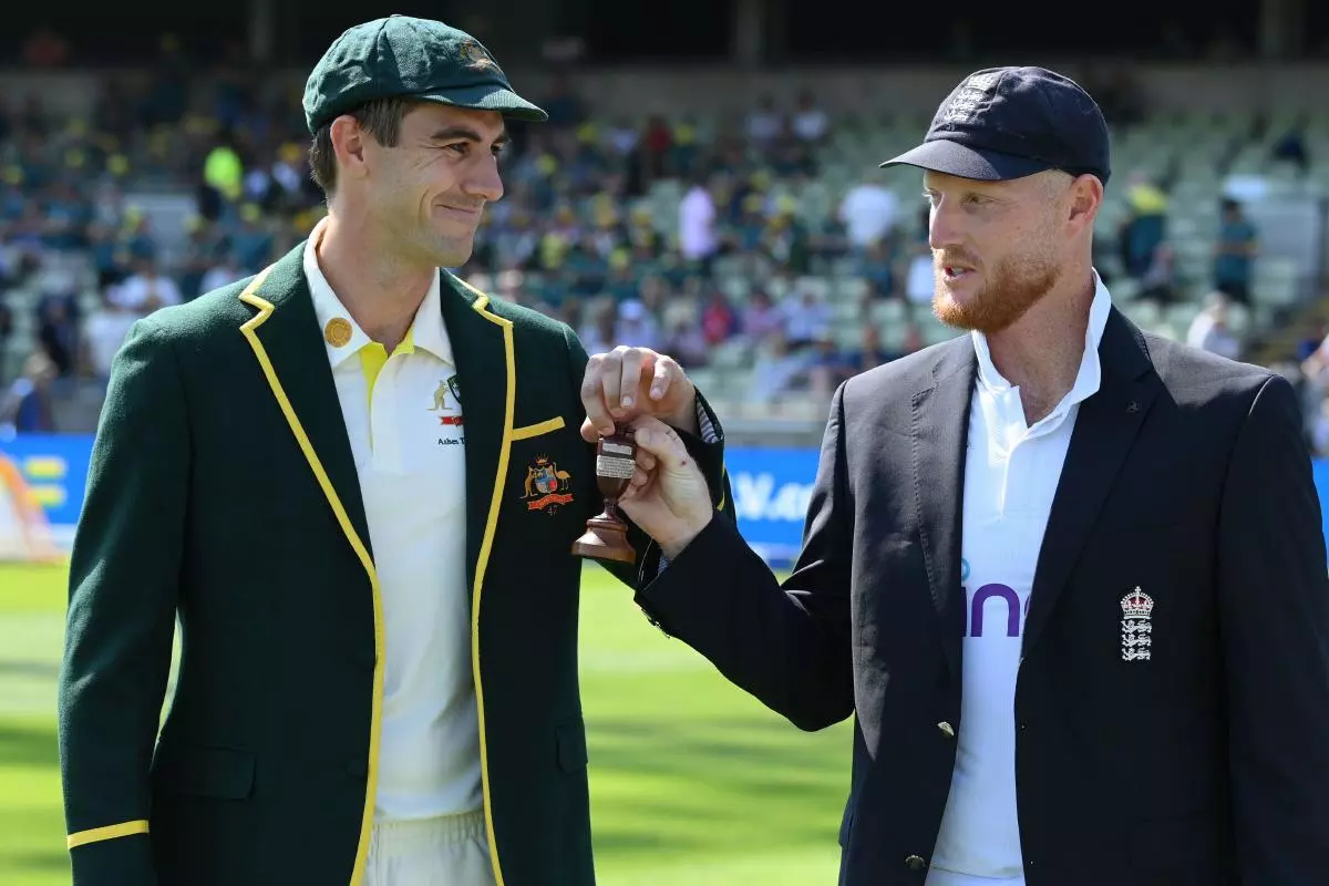 Australia's Pat Cummins and England's Ben Stokes