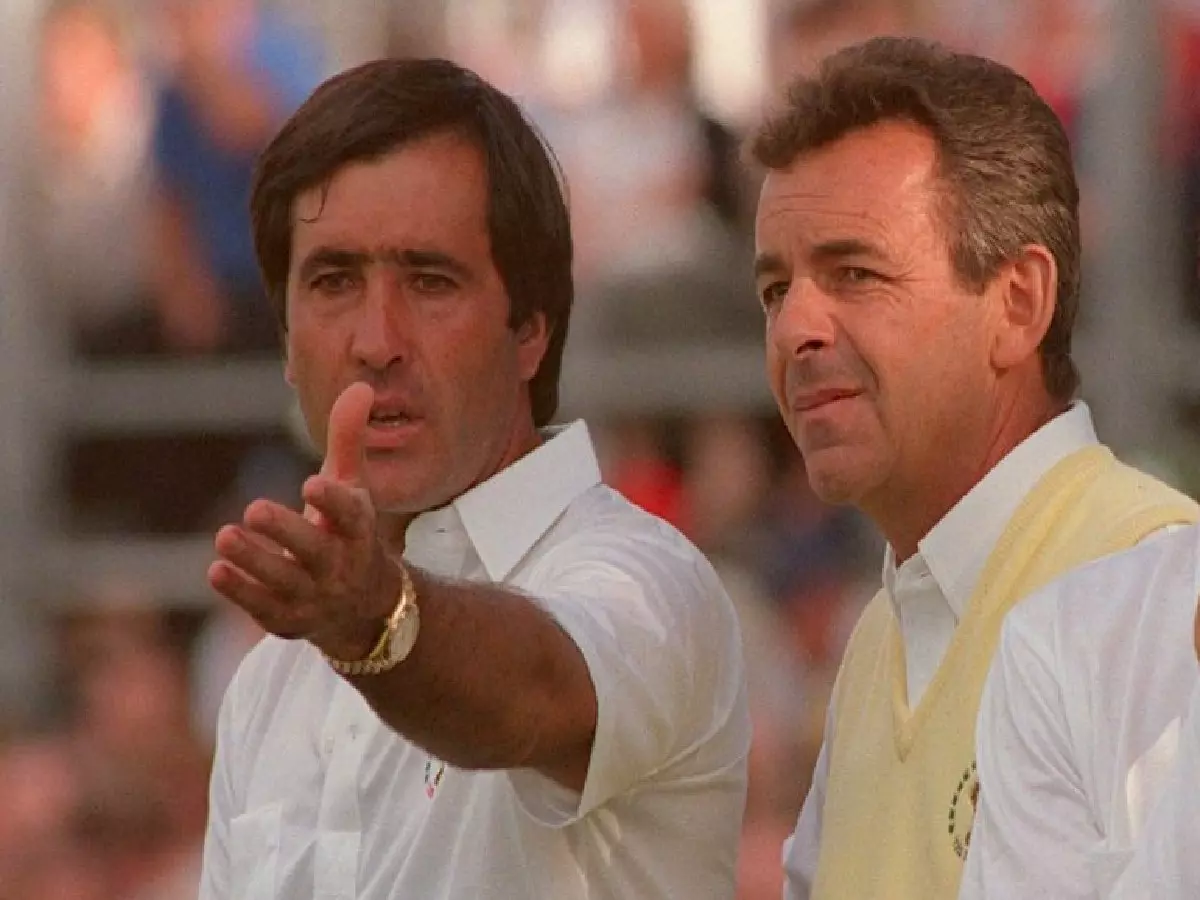 Seve Ballesteros Tony Jacklin 1989 Ryder Cup