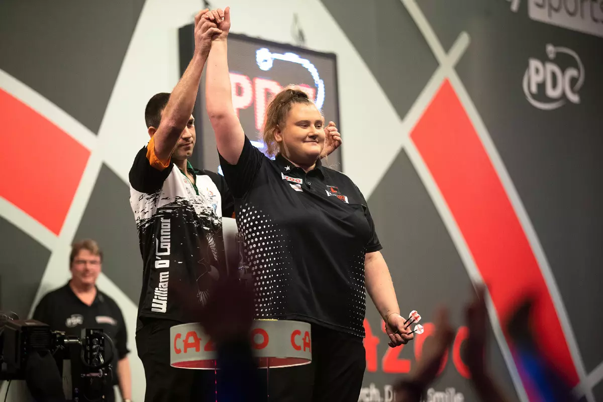 Beau Greaves and Willie O'Connor at World Championships