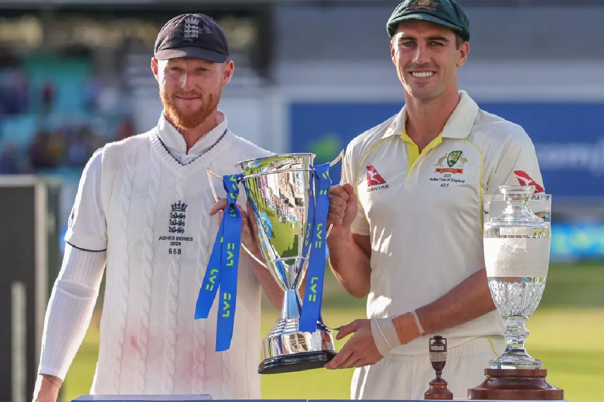 Ben Stokes and Pat Cummins Ashes 2023