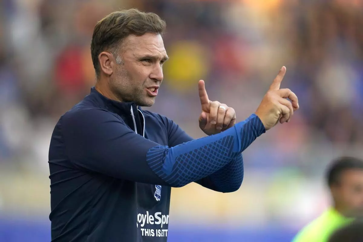 Birmingham City manager John Eustace