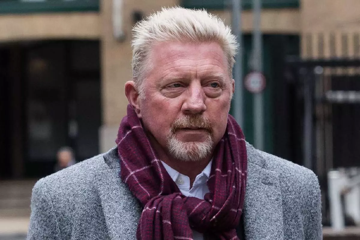 Boris Becker arrives at court