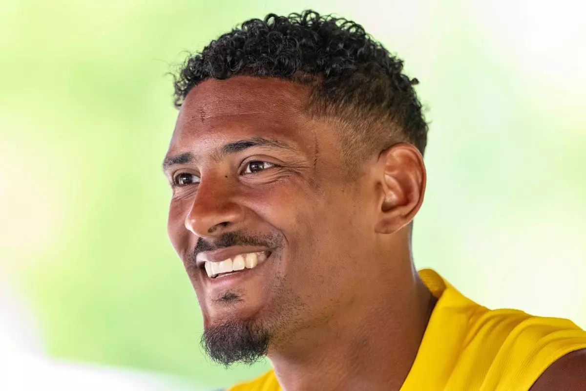 Borussia Dortmund striker Sebastien Haller