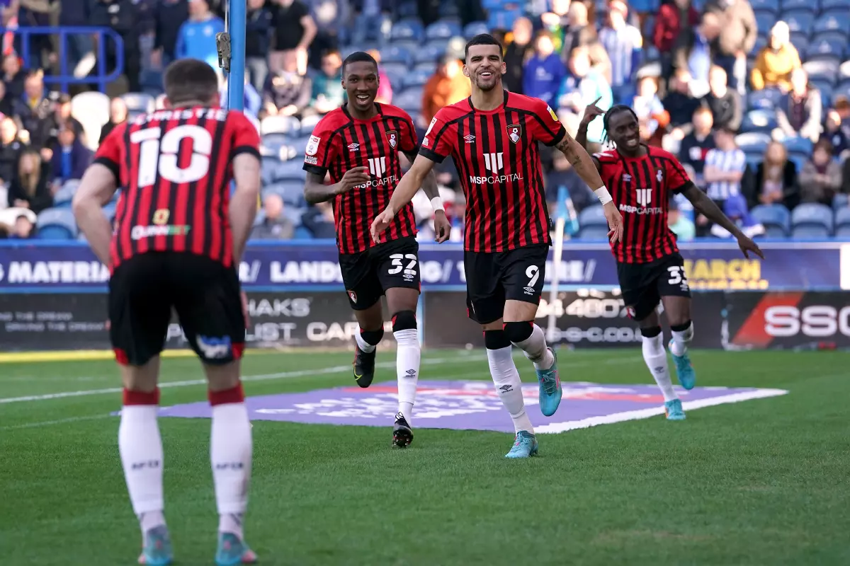 Bournemouth celebrate 3-0 win over Huddersfield