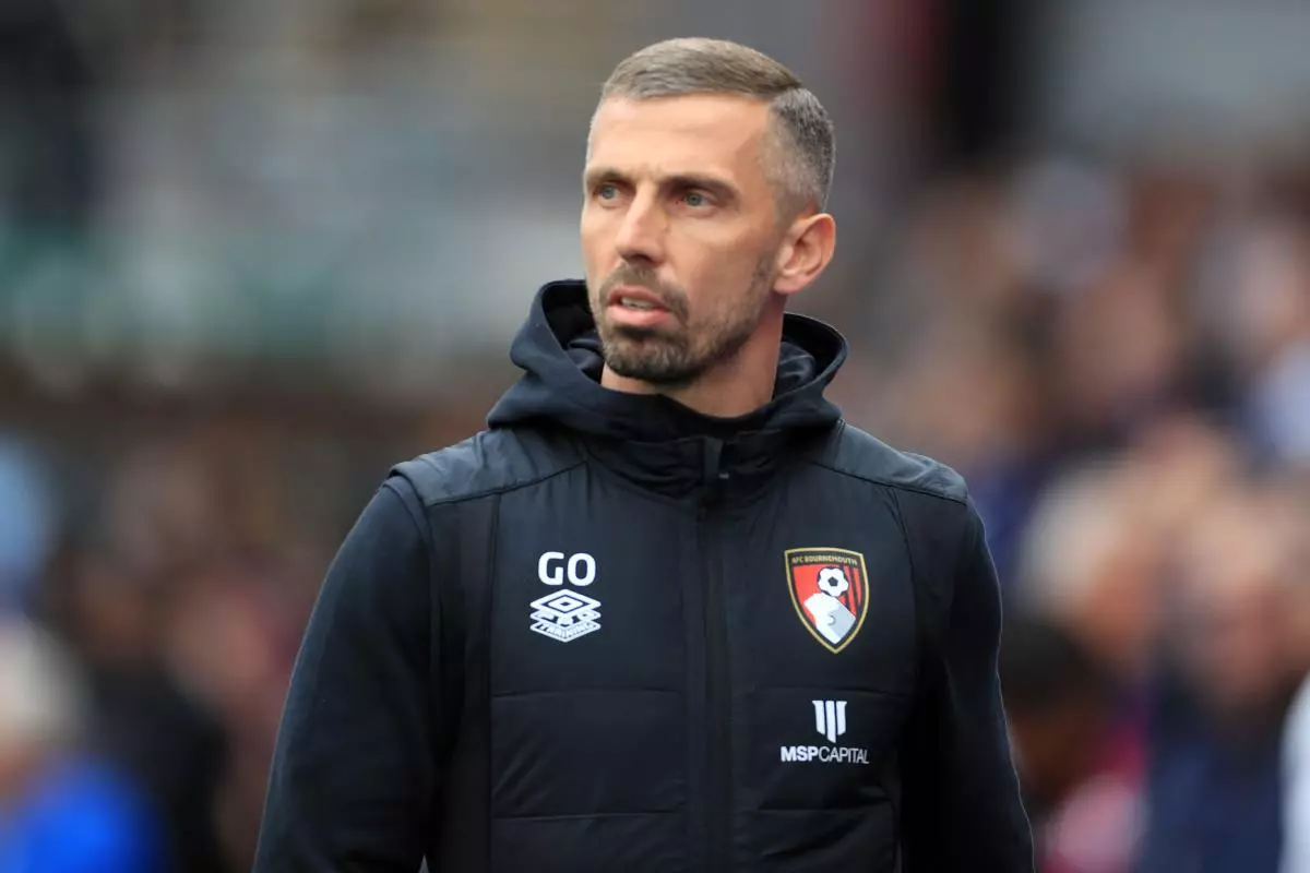 Bournemouth manager Gary O'Neil on the touchline during the Premier League match at Selhurst Park - May 2023