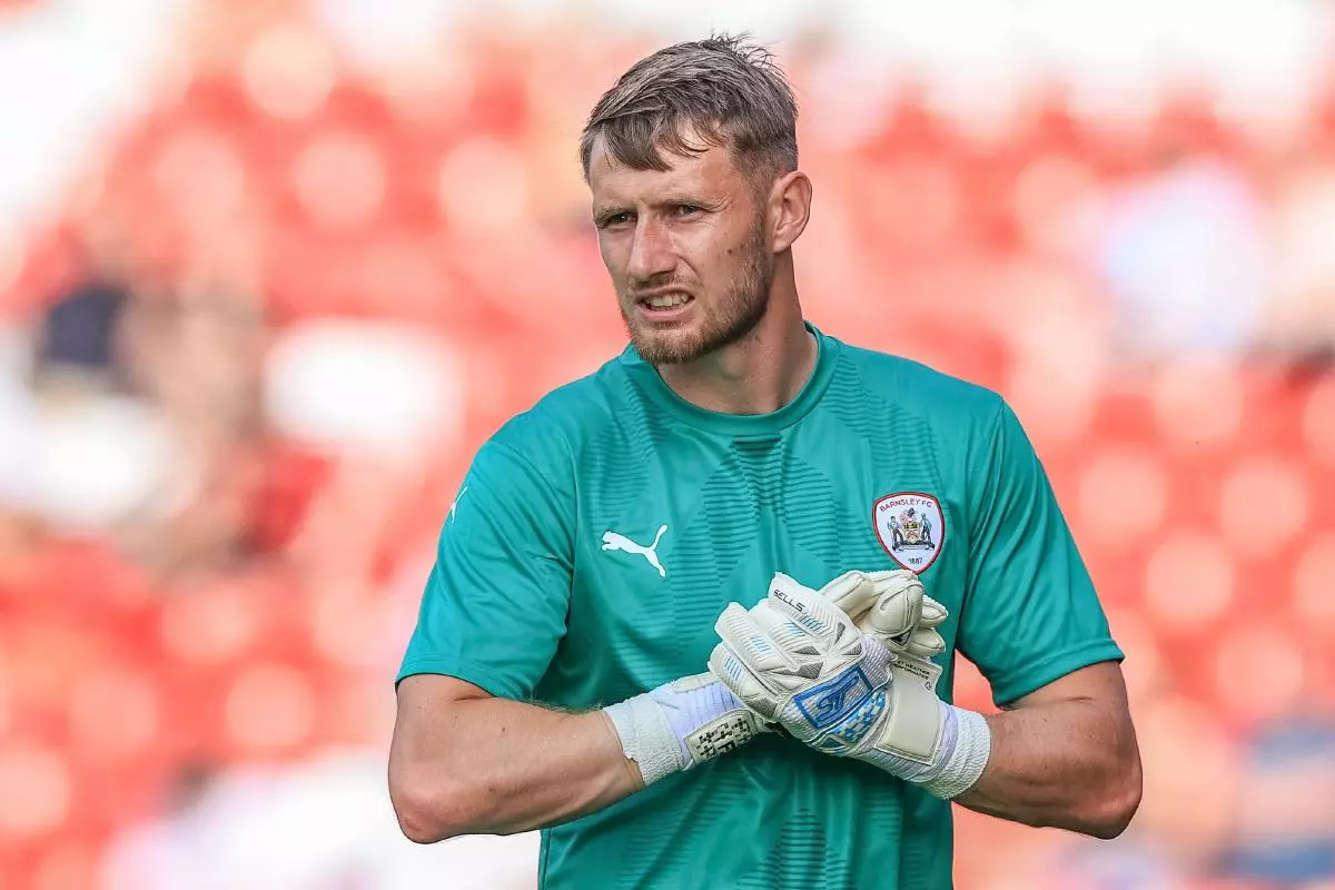 Brad Collins during a EFL League One fixture - May 2022