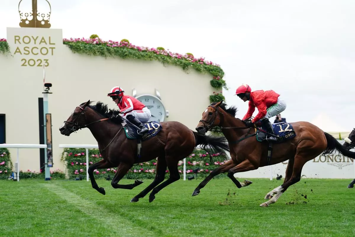 Bradsell ridden by jockey Hollie Doyle on their way to winning the King's Stand Stakes