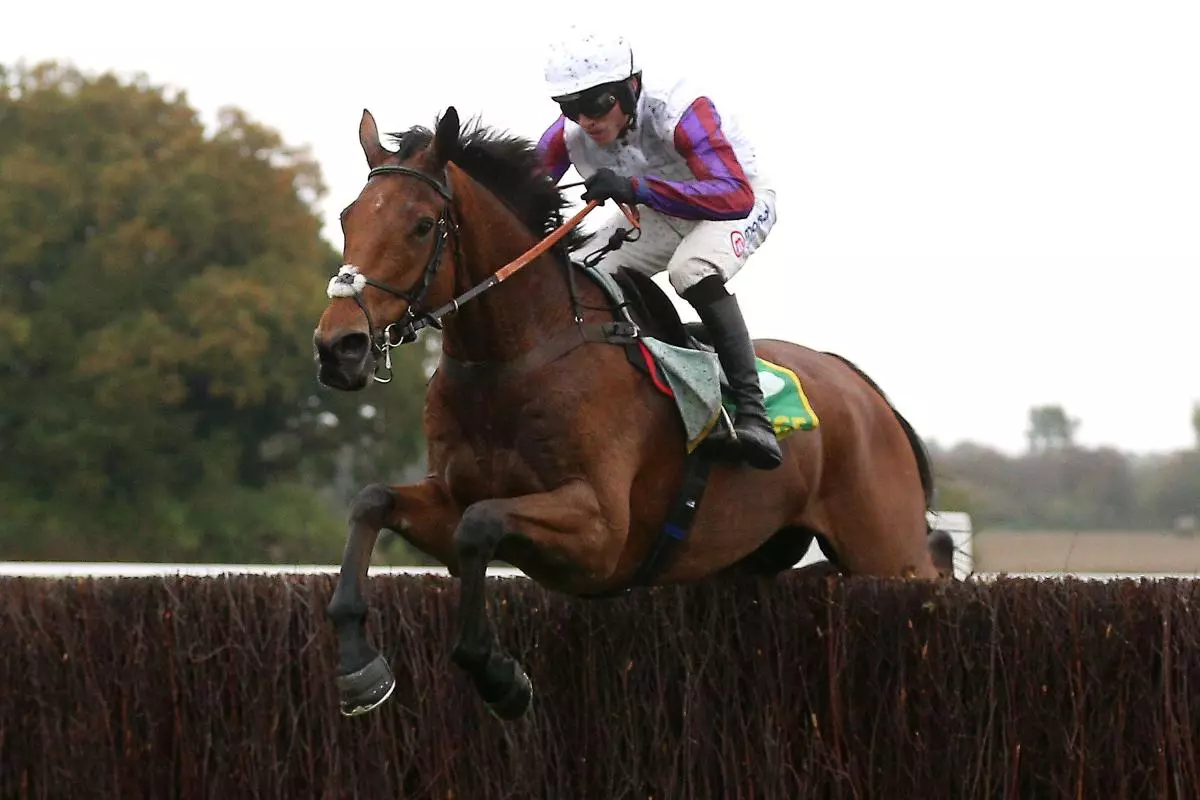 Bravemansgame ridden by jockey Harry Cobden