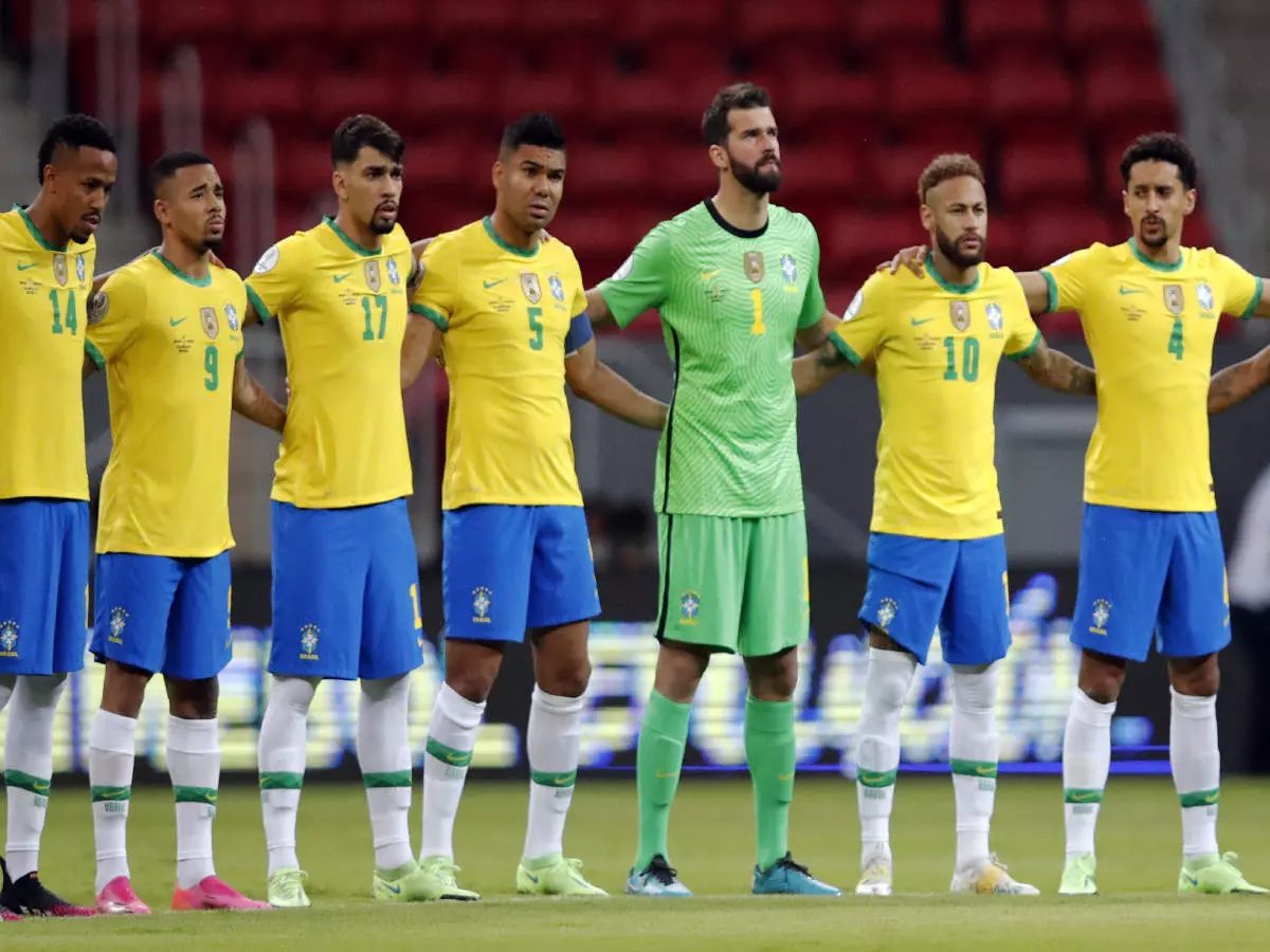 Match between , Brazil x Venezuela valid for the first round Copa America Brazil 2021