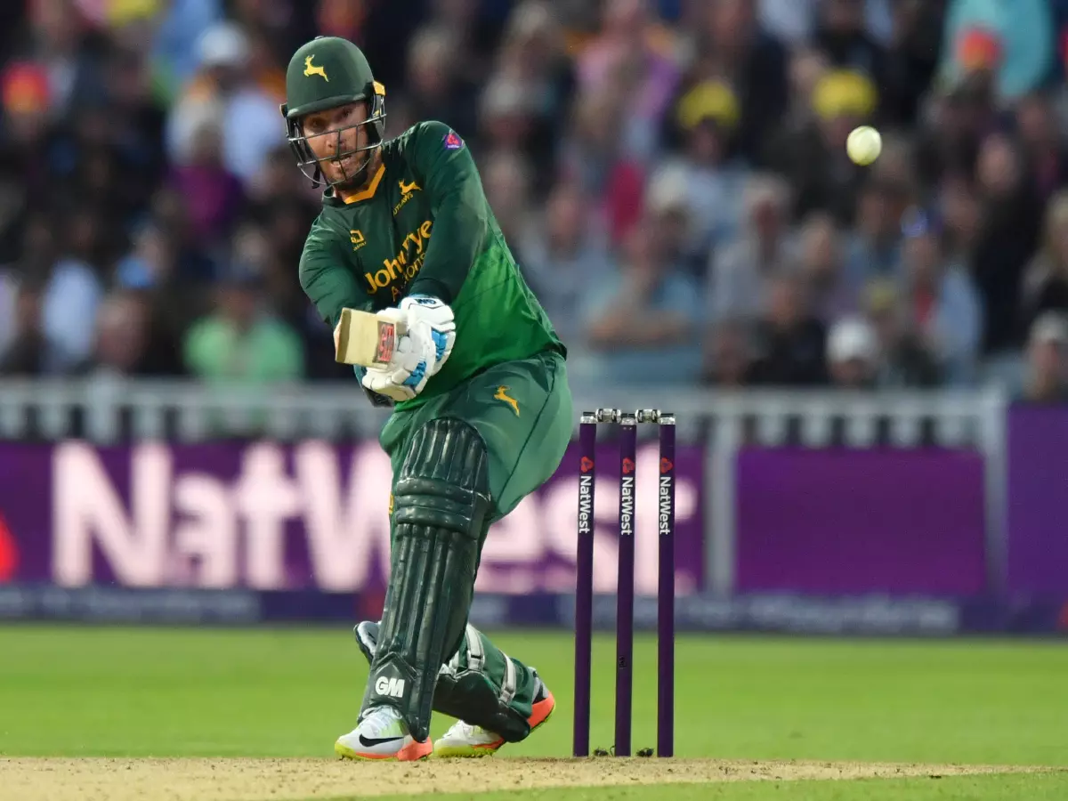 Nottinghamshire's Brendan Taylor bats during the NatWest T20 Blast Finals Day at Edgbaston, Birmingham.