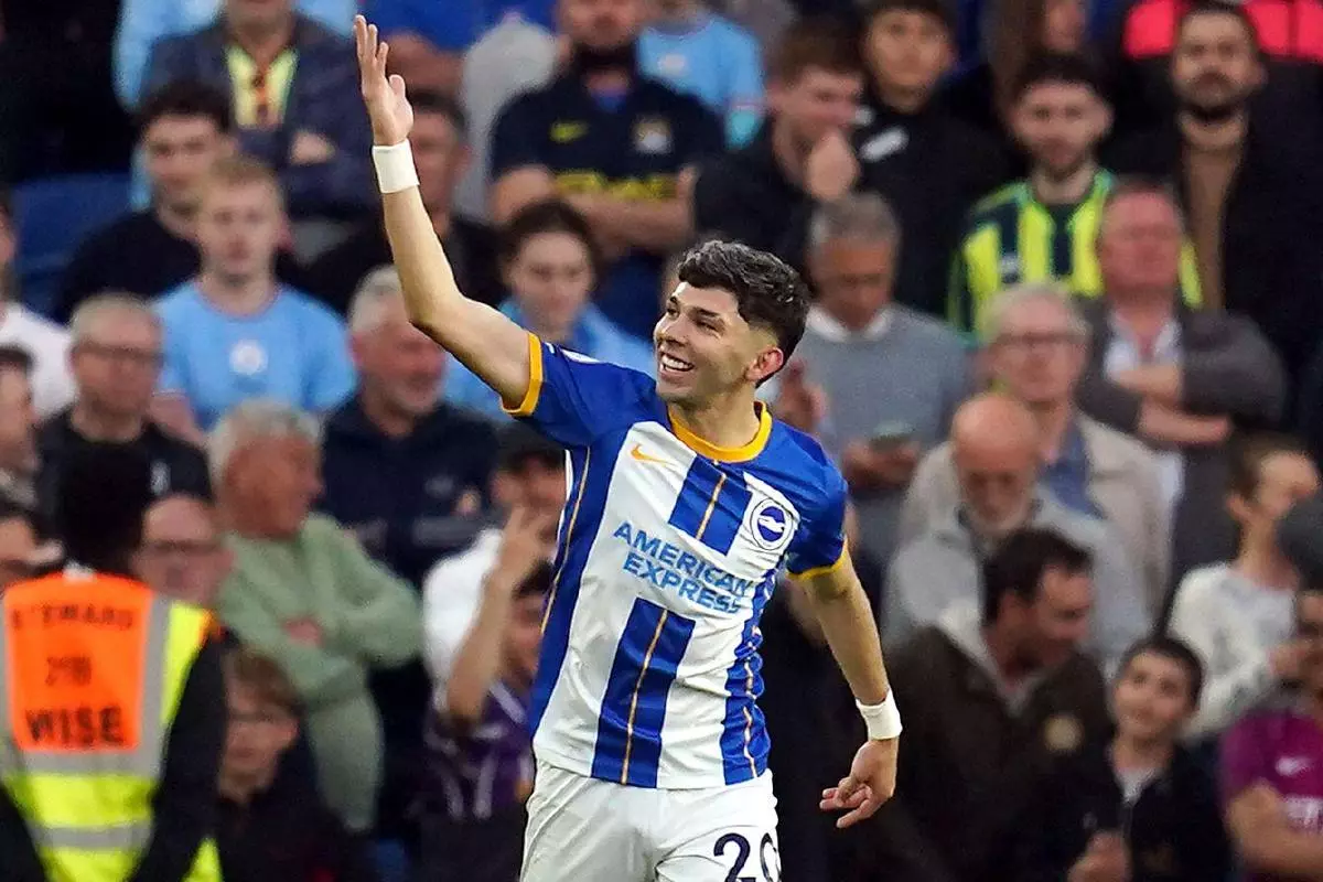 Brighton star Julio Enciso 24 May 2023