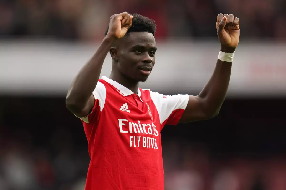Bukayo Saka brace vs Crystal Palace March 2023