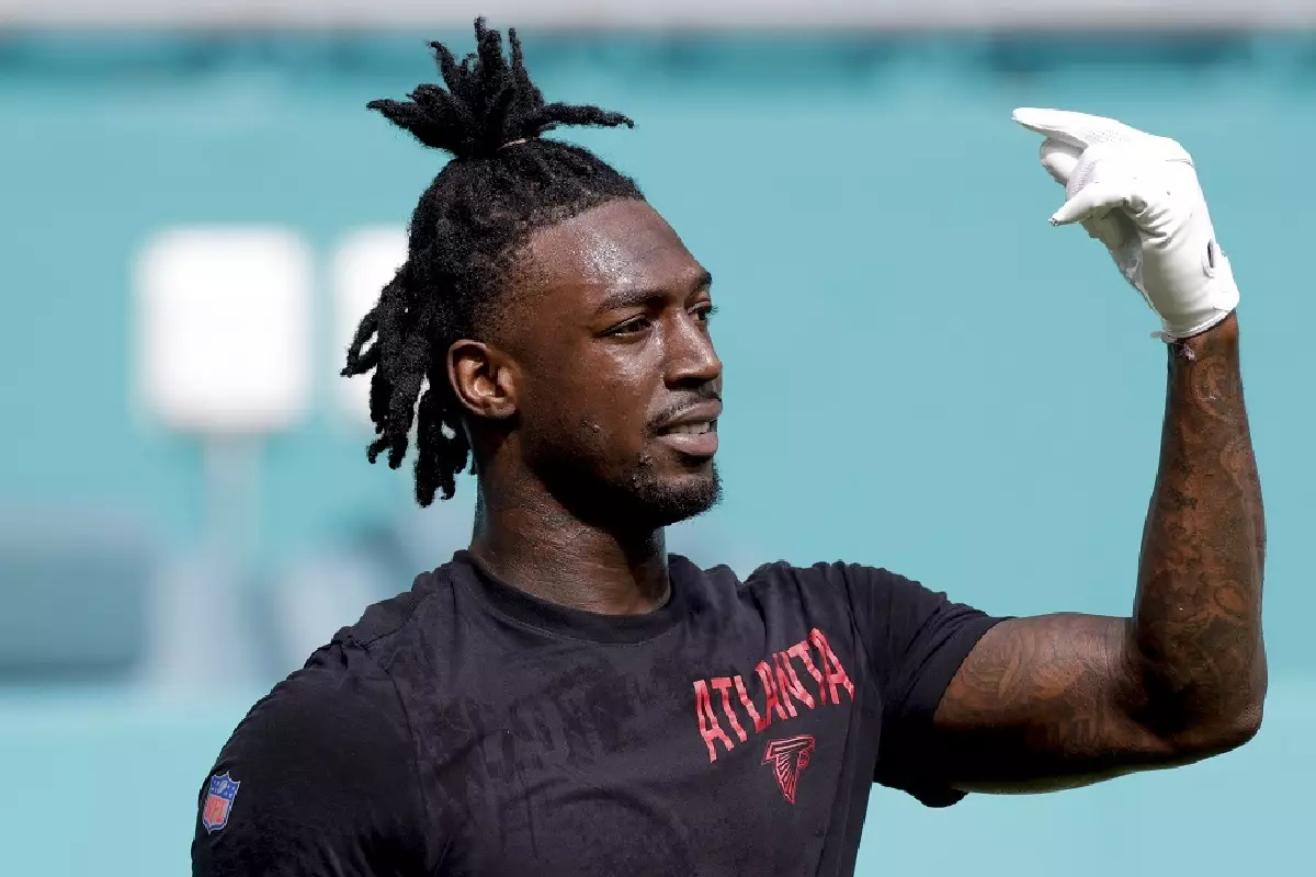 Calvin Ridley of the Atlanta Falcons