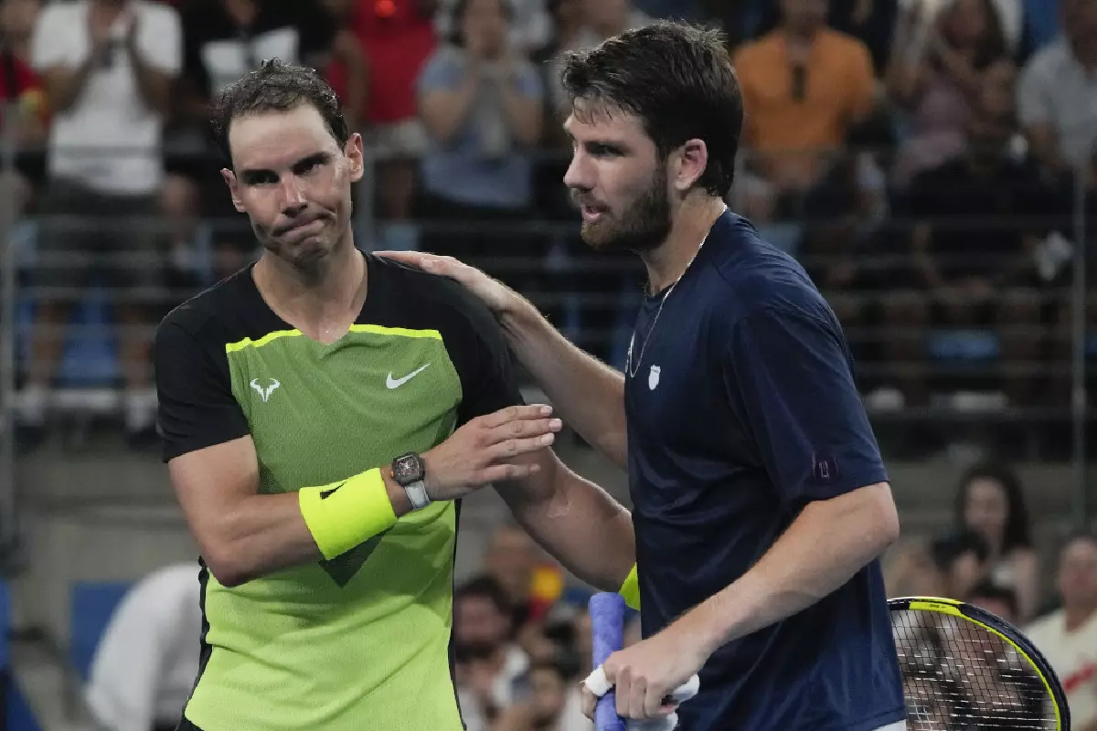Cameron Norrie beats Rafael Nadal at United Cup - Dec 2022