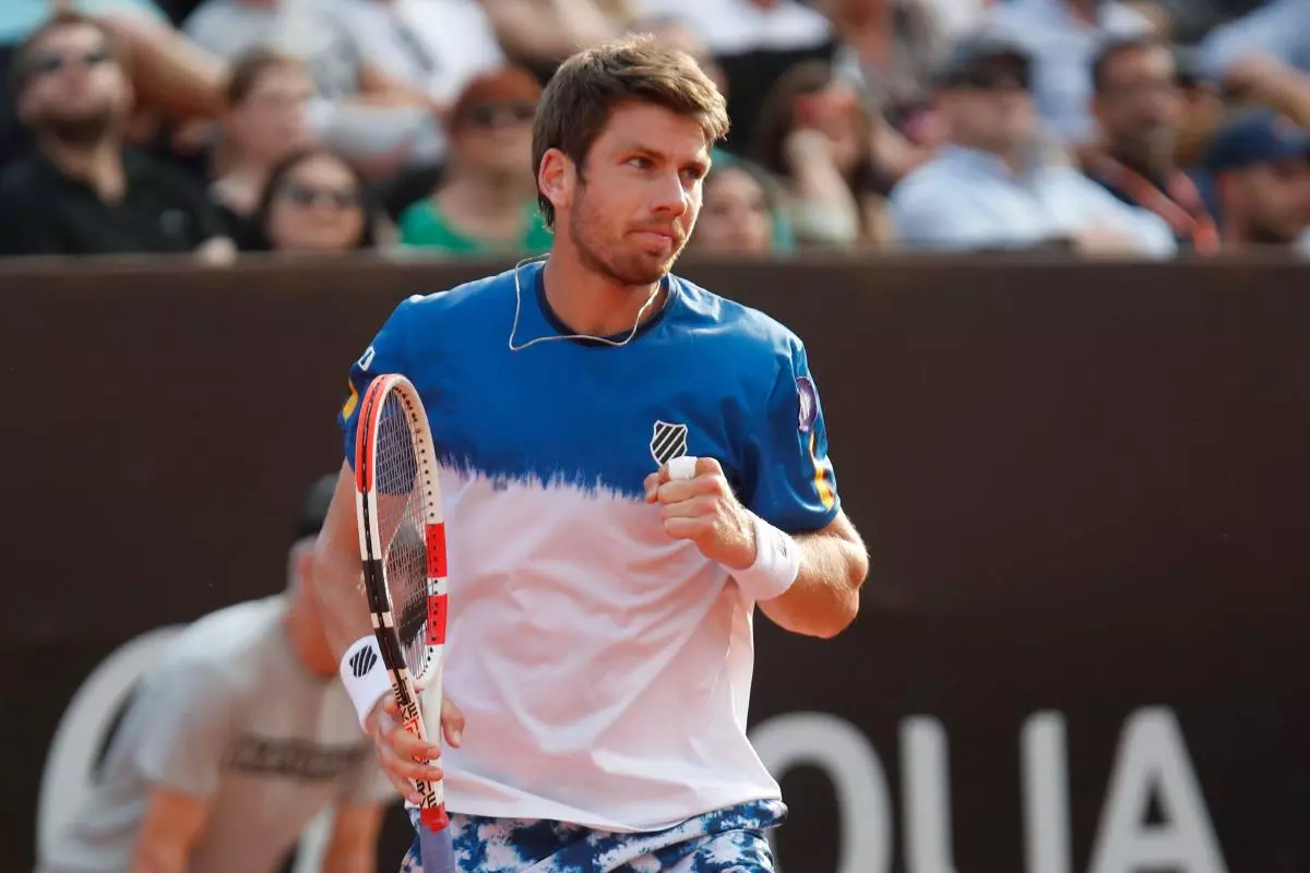 Cameron Norrie during the Open Parc Auvergne-Rhone-Alpes Lyon 2022