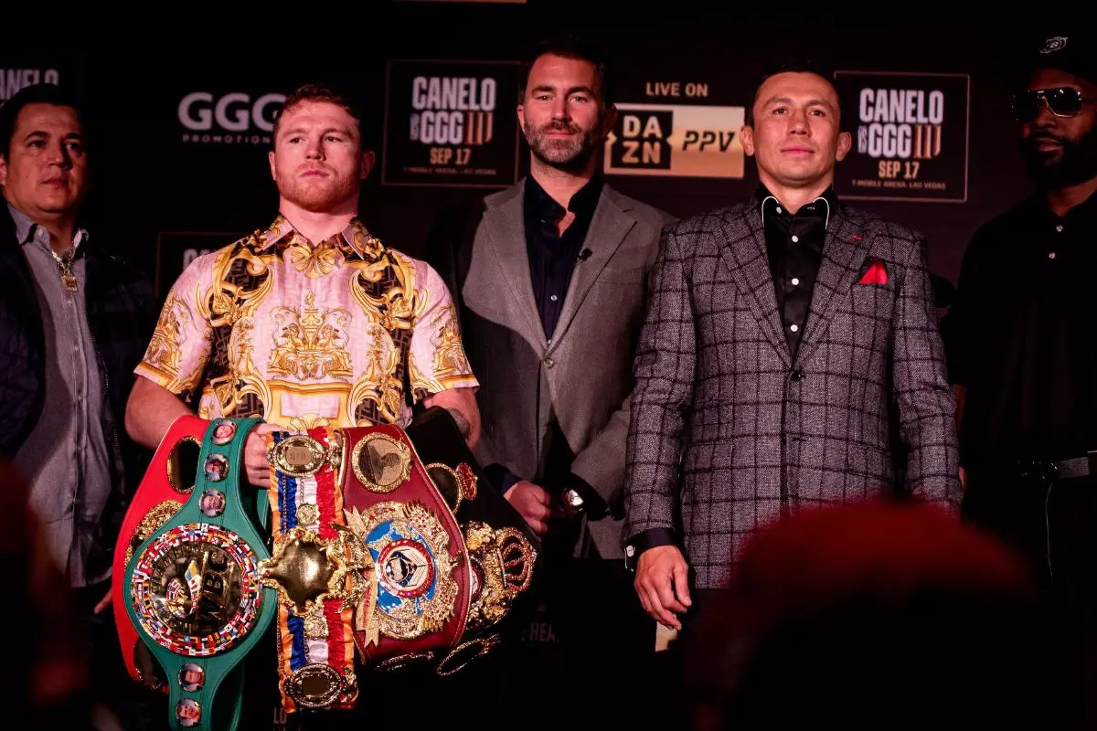 Saul Canelo Alvarez and Gennady Golovkin