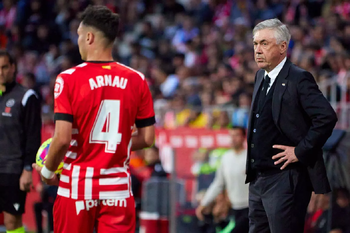 Carlo Ancelotti against Girona April 2023