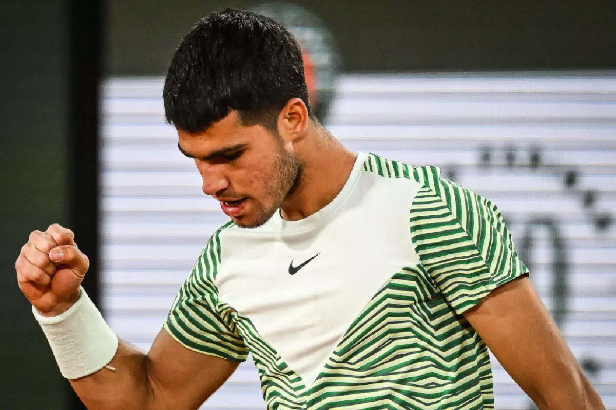 Carlos Alcaraz at the French Open - Jun 2023