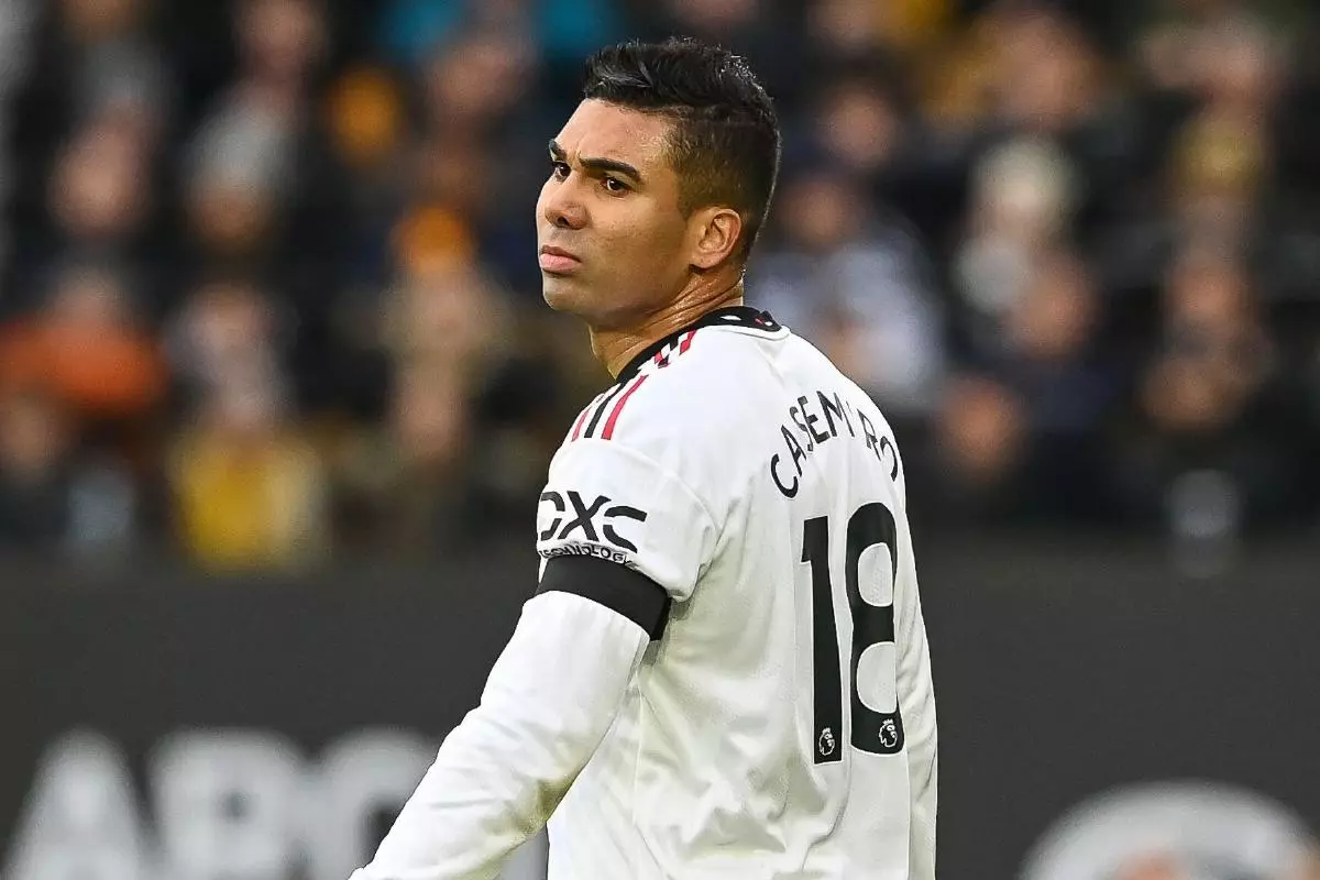 Casemiro of Manchester United Dec 2022
