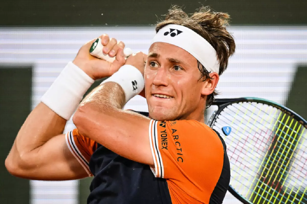 Casper Ruud at the French Open - June 2023