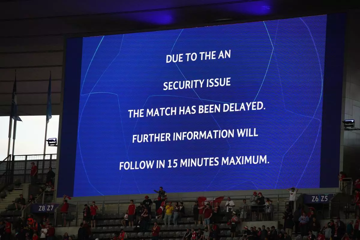 Champions League delayed, Stade de France