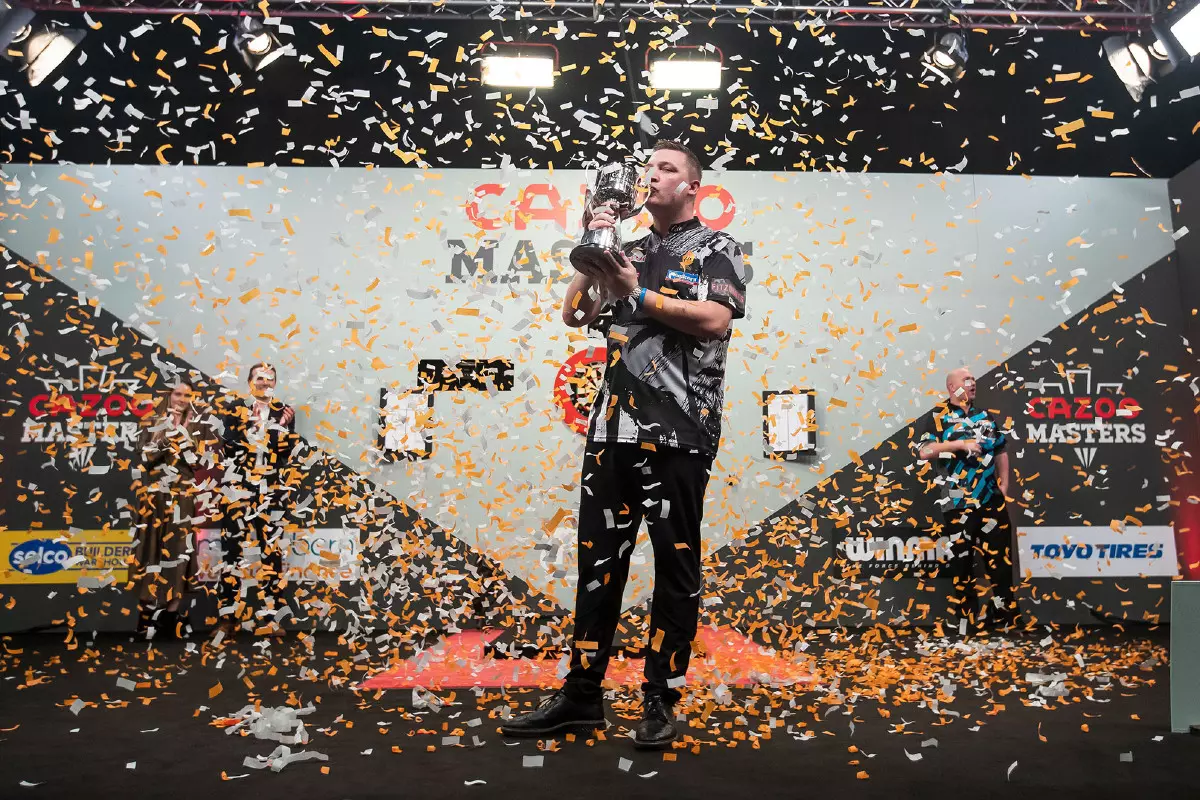 Chris Dobey wins the Cazoo Masters - January 2023