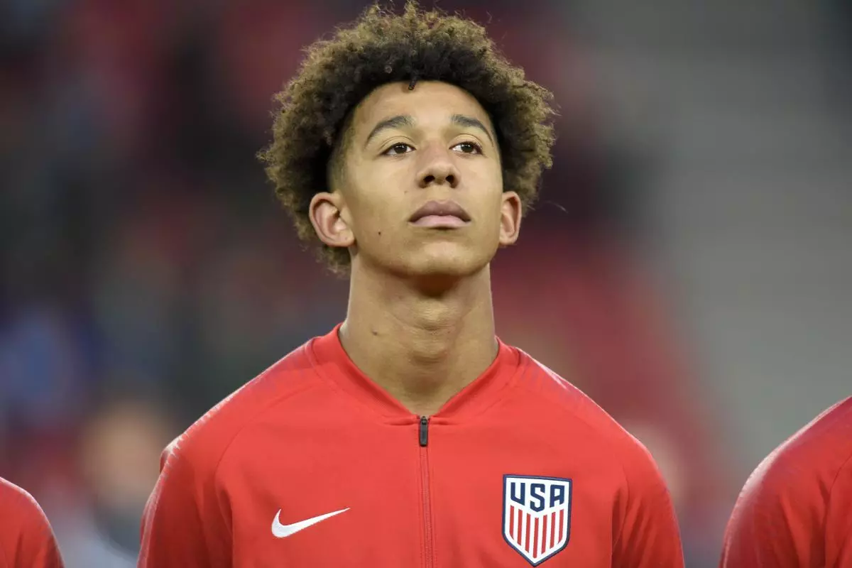 Chris Richards in action for the Unites States