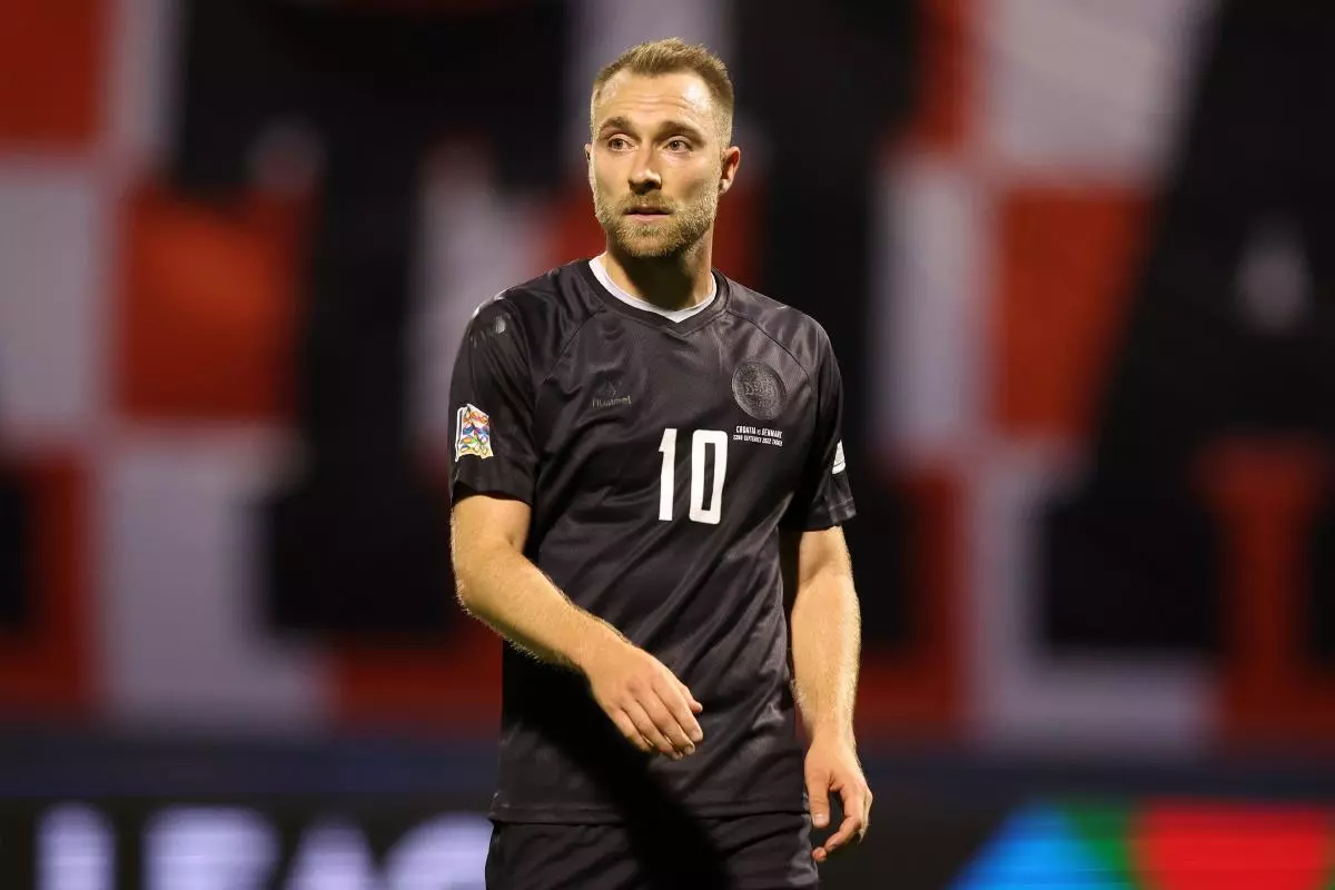 Christian Eriksen of Denmark