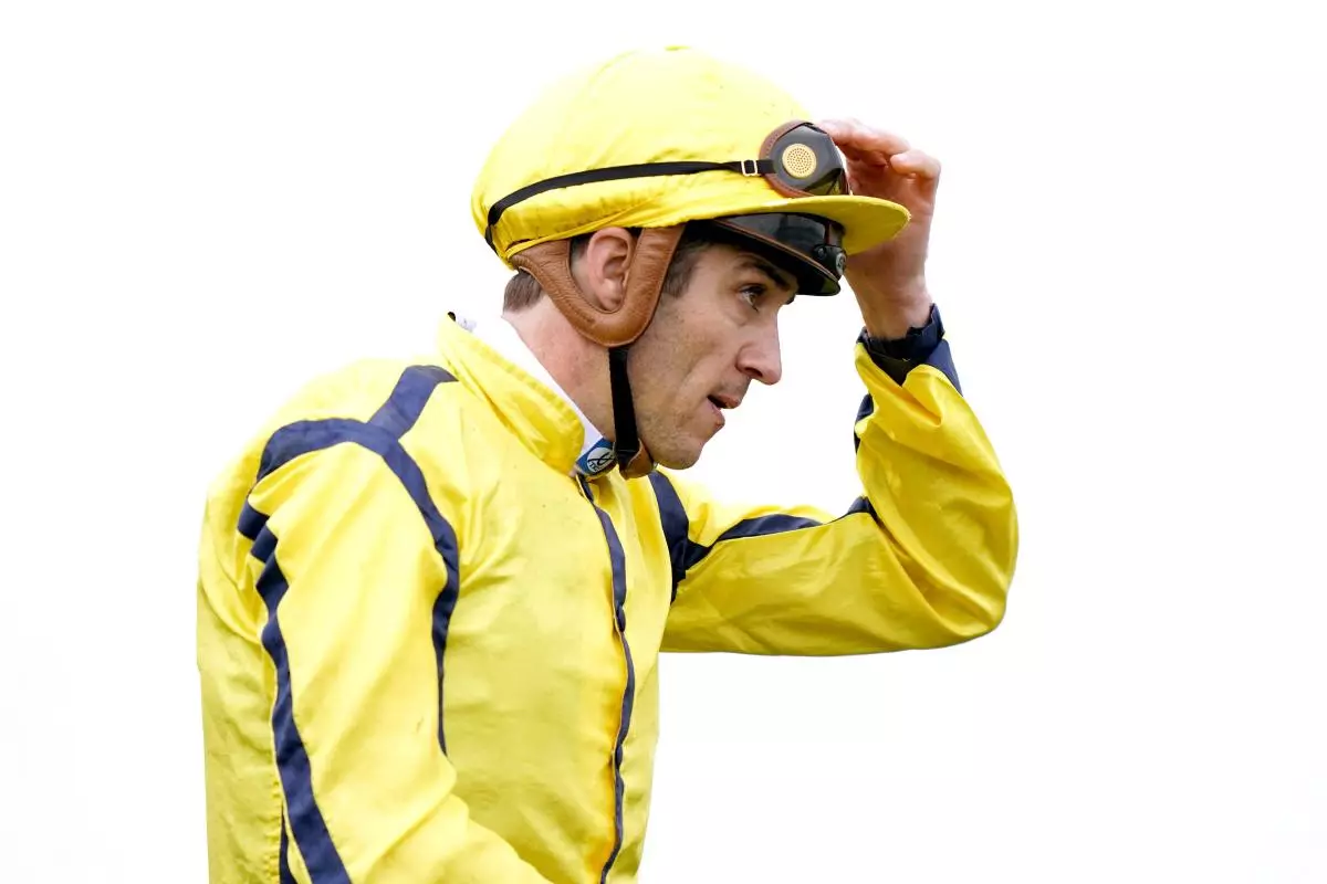 Christophe Soumillon after winning the Juddmonte Middle Park Stakes