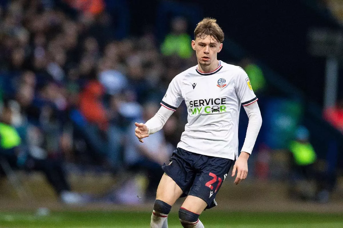 Conor Bradley of Bolton and Liverpool.